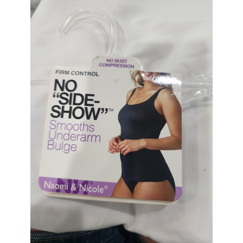 Naomi & Nicole Waist Shaping Tank 7503 White Small Firm Compression Slimming - Picture 7 of 11